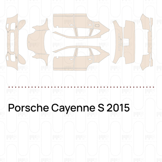 PPF prédécoupé Porsche Cayenne S 2015