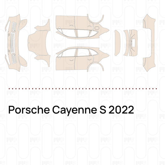PPF prédécoupé Porsche Cayenne S 2022