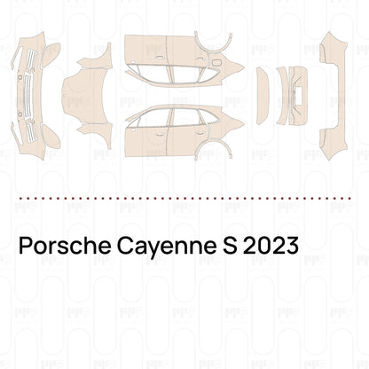 PPF prédécoupé Porsche Cayenne S 2023