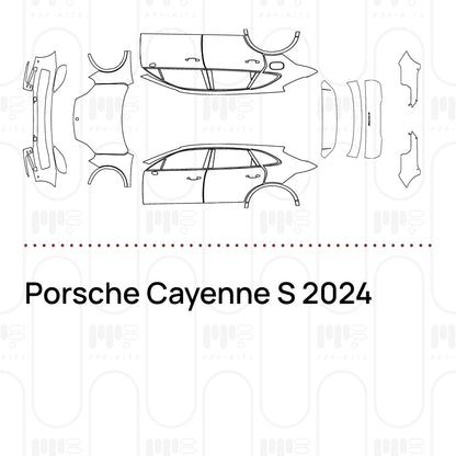 PPF prédécoupé Porsche Cayenne S 2024