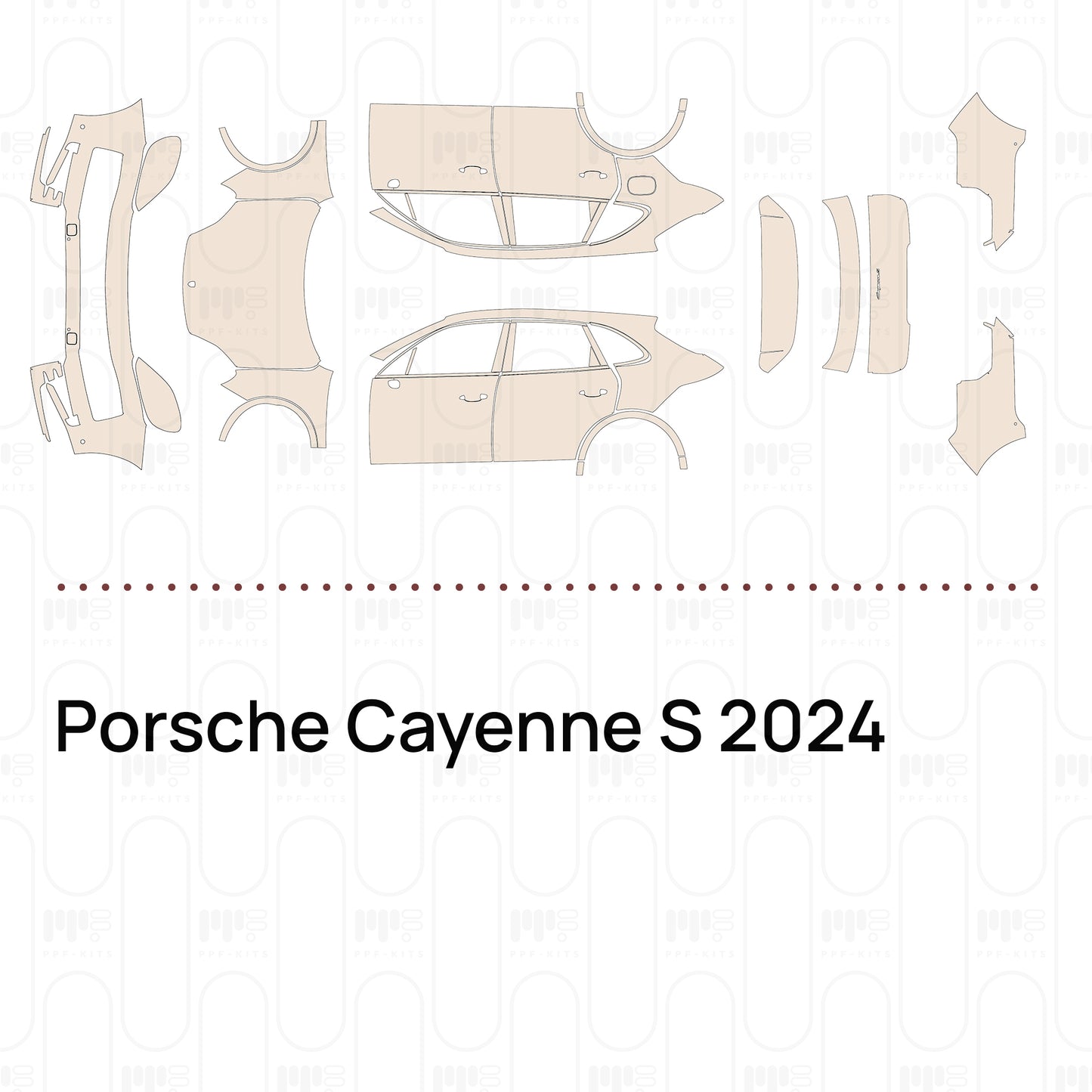 PPF prédécoupé Porsche Cayenne S 2024