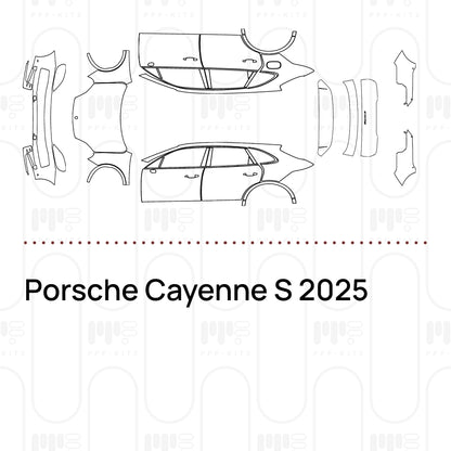 PPF prédécoupé Porsche Cayenne S 2025
