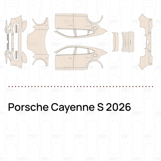 PPF prédécoupé Porsche Cayenne S 2026