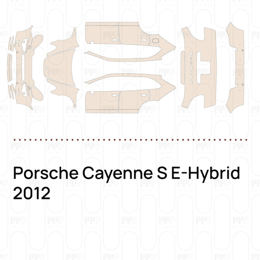 PPF prédécoupé Porsche Cayenne S E-Hybrid 2012
