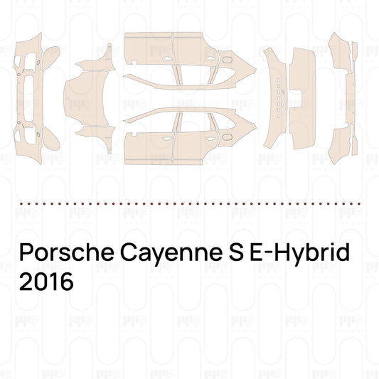 PPF prédécoupé Porsche Cayenne S E-Hybrid 2016