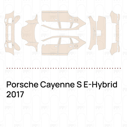 PPF prédécoupé Porsche Cayenne S E-Hybrid 2017