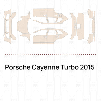 PPF prédécoupé Porsche Cayenne Turbo 2015