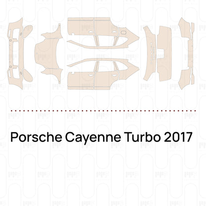 PPF prédécoupé Porsche Cayenne Turbo 2017