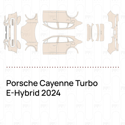 PPF prédécoupé Porsche Cayenne Turbo E-Hybrid 2024