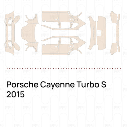 PPF prédécoupé Porsche Cayenne Turbo S 2015