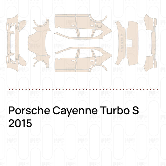 PPF prédécoupé Porsche Cayenne Turbo S 2015