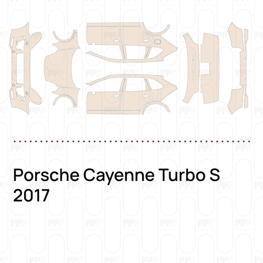 PPF prédécoupé Porsche Cayenne Turbo S 2017