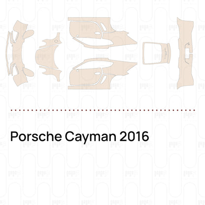 PPF prédécoupé Porsche Cayman 2016