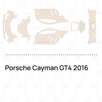 PPF prédécoupé Porsche Cayman GT4 2016