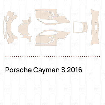 PPF prédécoupé Porsche Cayman S 2016