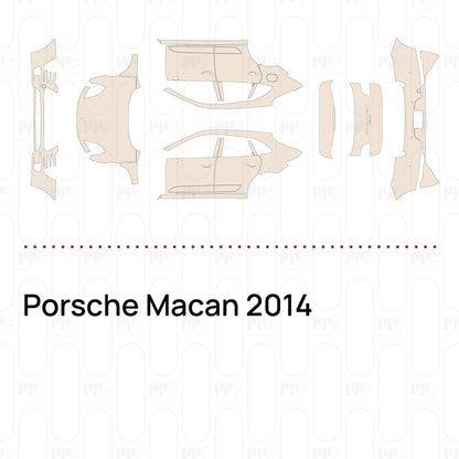PPF prédécoupé Porsche Macan 2014