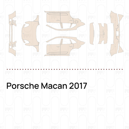 PPF prédécoupé Porsche Macan 2017