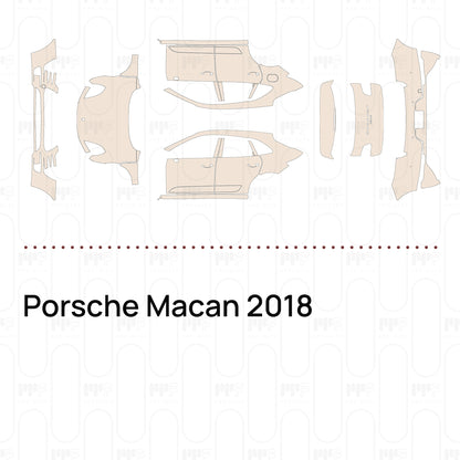 PPF prédécoupé Porsche Macan 2018