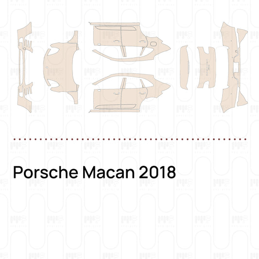 PPF prédécoupé Porsche Macan 2018