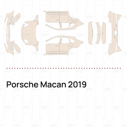 PPF prédécoupé Porsche Macan 2019