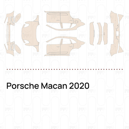 PPF prédécoupé Porsche Macan 2020