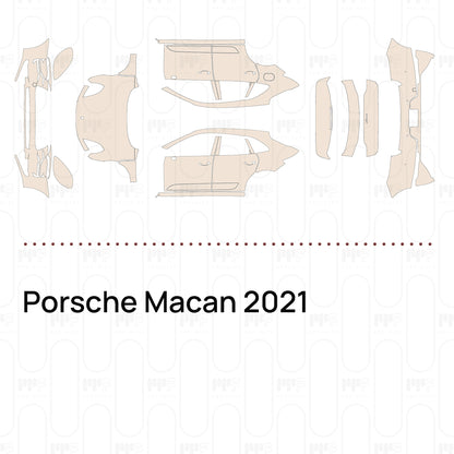 PPF prédécoupé Porsche Macan 2021