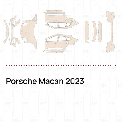 PPF prédécoupé Porsche Macan 2023