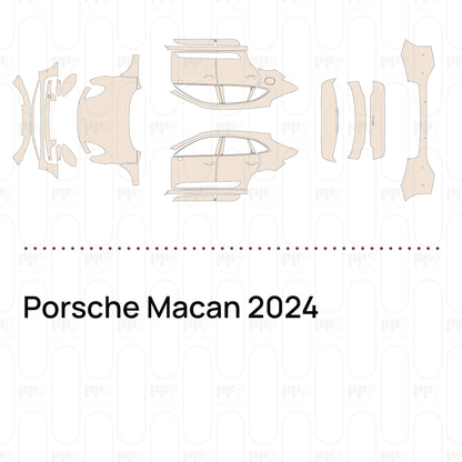 PPF prédécoupé Porsche Macan 2024