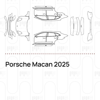 PPF prédécoupé Porsche Macan 2025