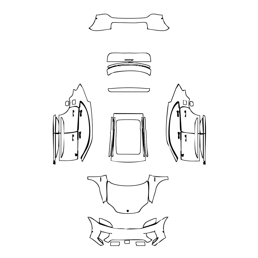 Pre-Cut PPF Porsche Macan Electric 4S 2025 - PPF-Kits