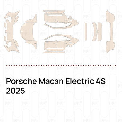 PPF prédécoupé Porsche Macan Electric 4S 2025
