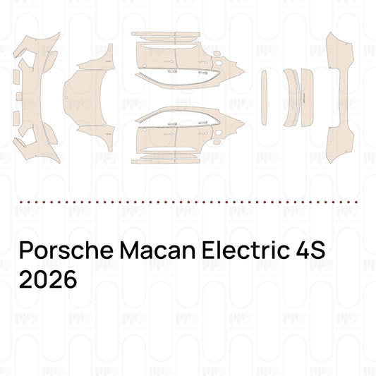 PPF prédécoupé Porsche Macan Electric 4S 2026