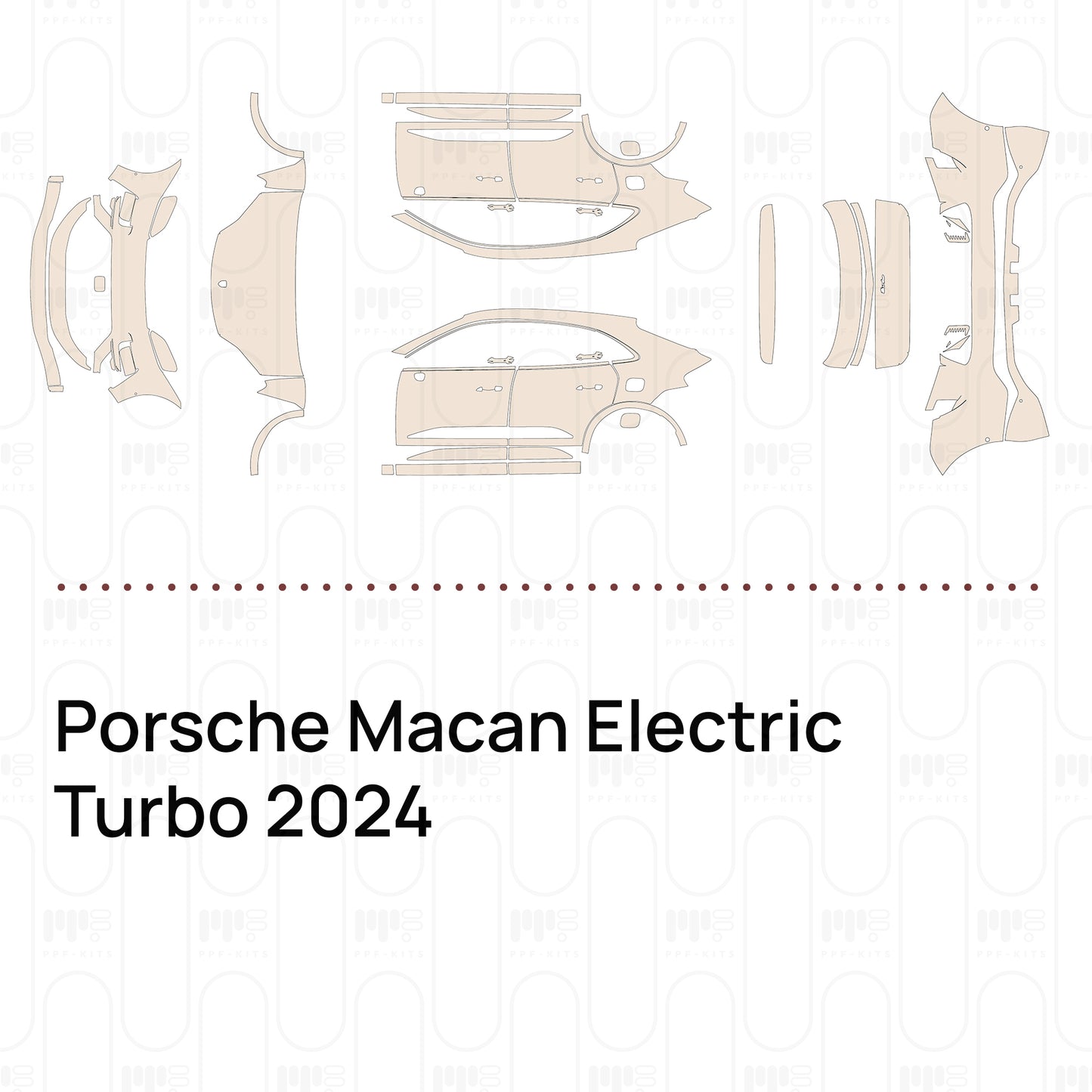 PPF prédécoupé Porsche Macan Electric Turbo 2024