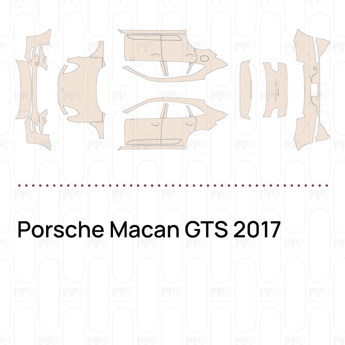 PPF prédécoupé Porsche Macan GTS 2017