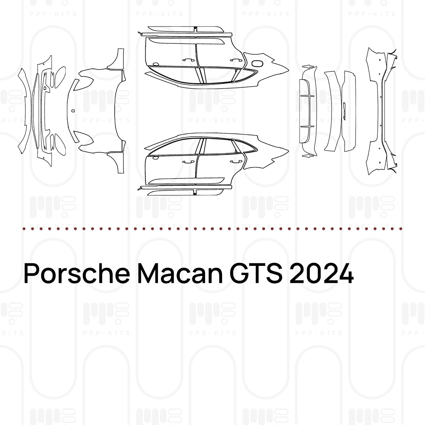 PPF prédécoupé Porsche Macan GTS 2024
