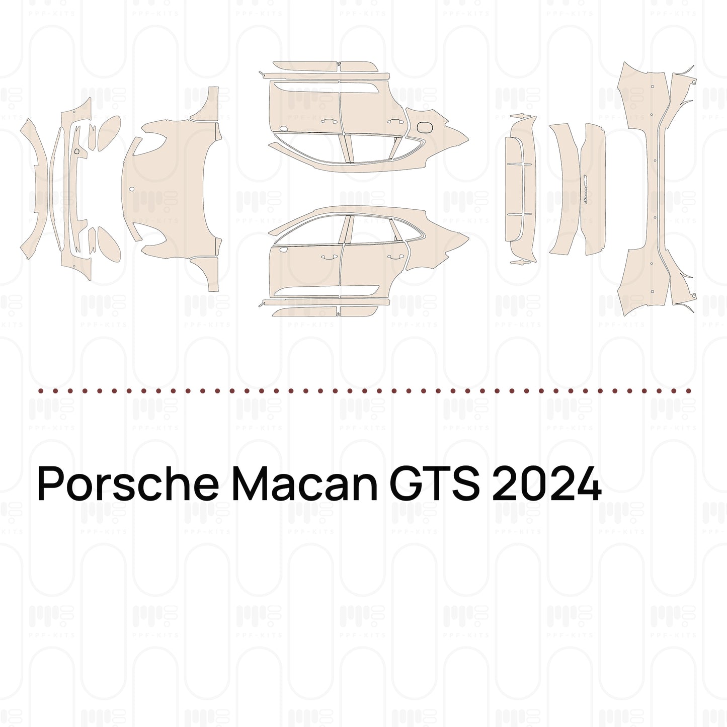 PPF prédécoupé Porsche Macan GTS 2024
