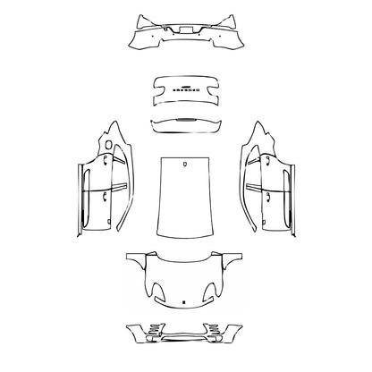 Pre-Cut PPF Porsche Macan Macan 2014 - PPF-Kits
