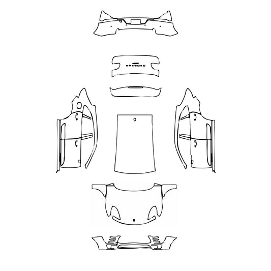Pre-Cut PPF Porsche Macan Macan 2018 - PPF-Kits