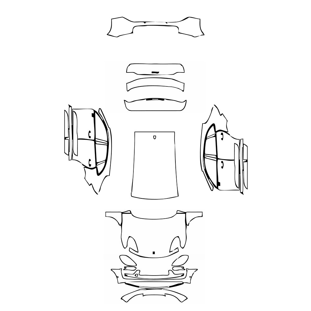 Pre-Cut PPF Porsche Macan Macan 2023 - PPF-Kits