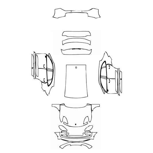 Pre-Cut PPF Porsche Macan Macan S 2024 - PPF-Kits