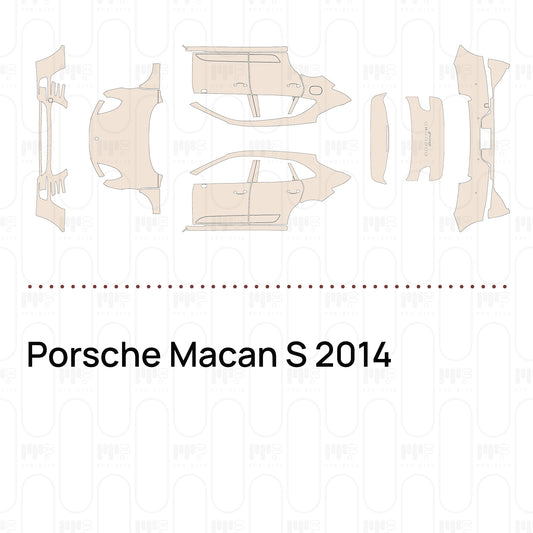PPF prédécoupé Porsche Macan S 2014