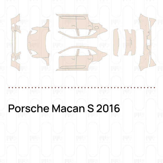 PPF prédécoupé Porsche Macan S 2016