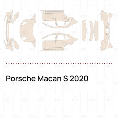 PPF prédécoupé Porsche Macan S 2020
