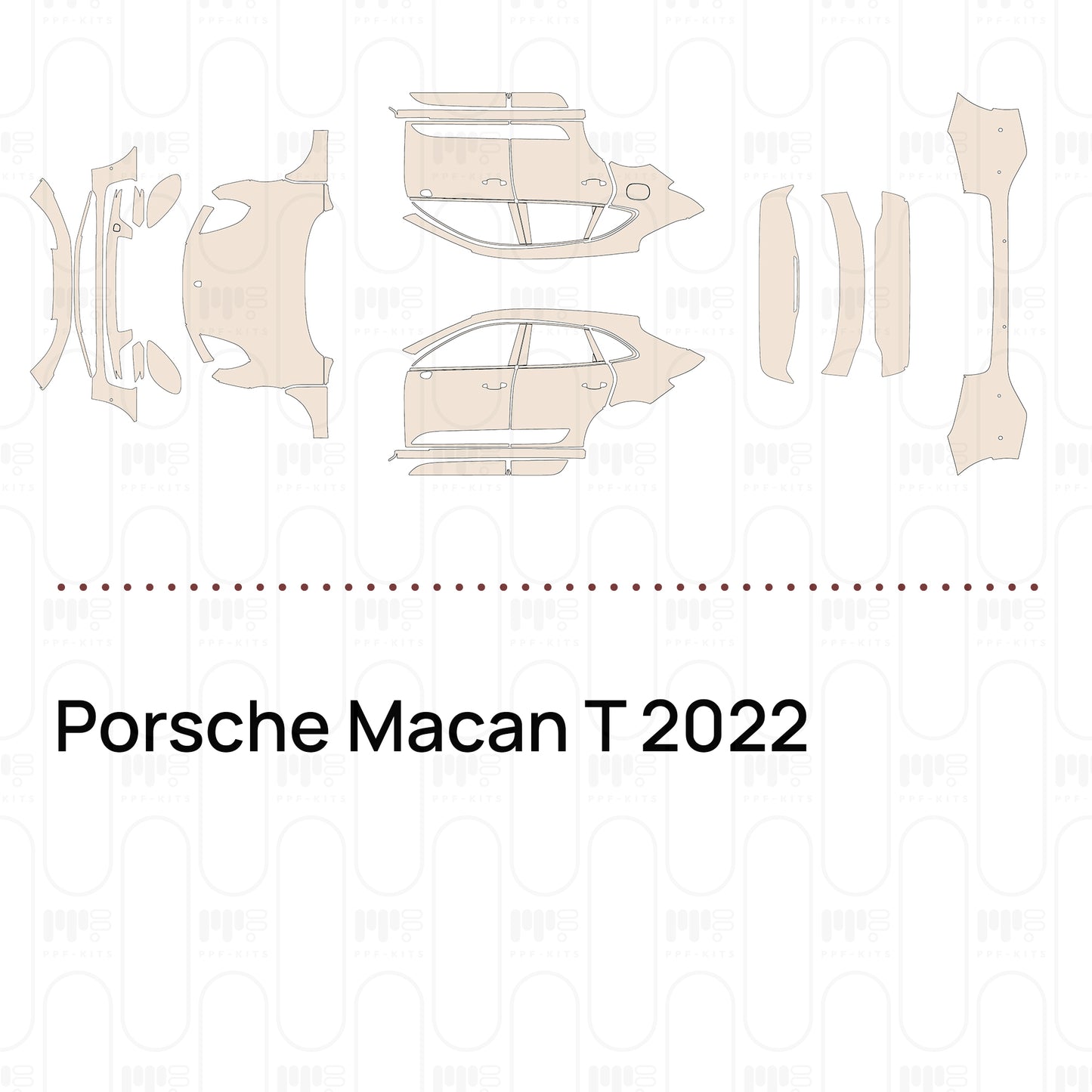 PPF prédécoupé Porsche Macan T 2022