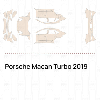 PPF prédécoupé Porsche Macan Turbo 2019