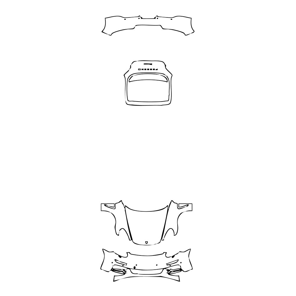 Pre-Cut PPF Porsche Panamera Sedan Panamera Executive 2016 - PPF-Kits