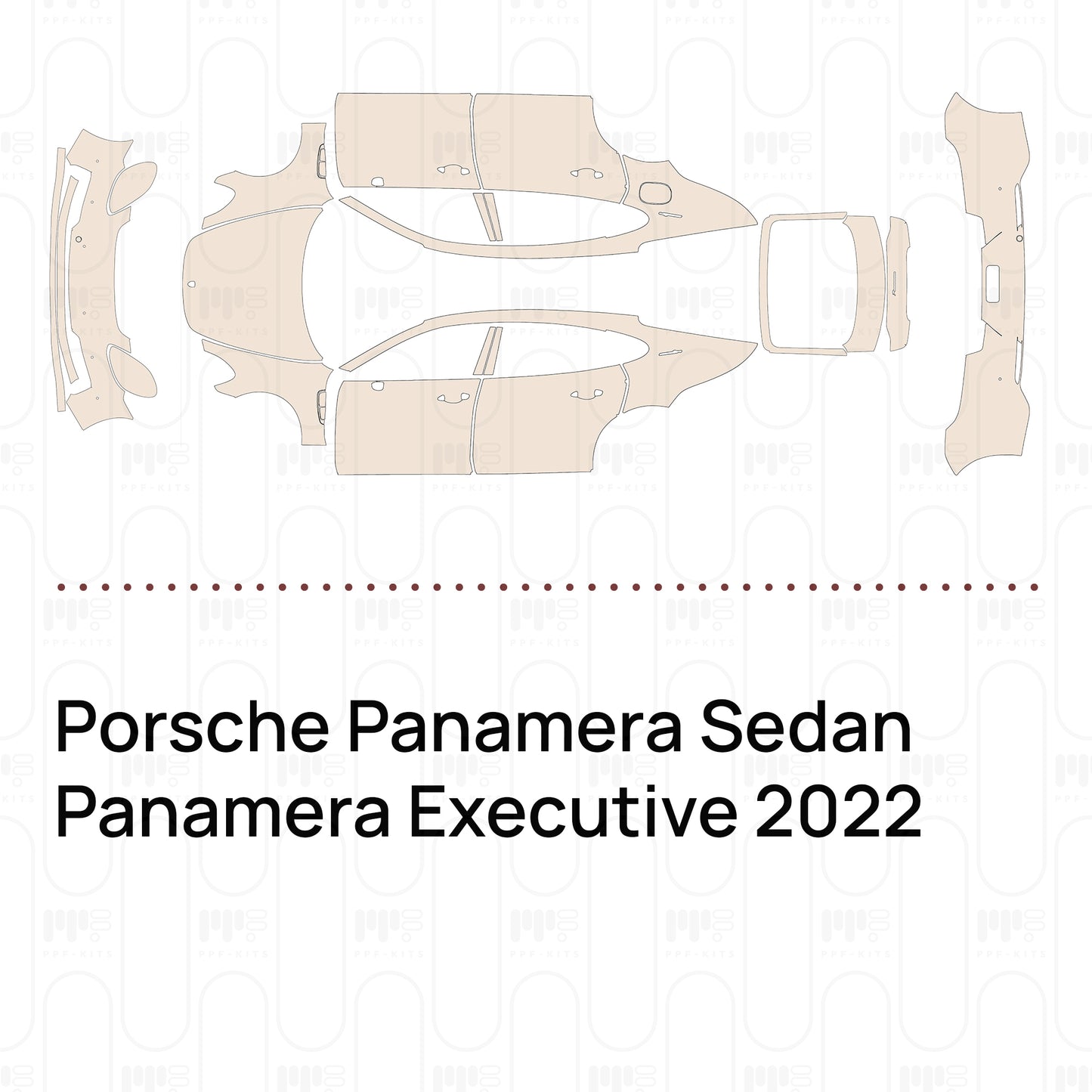 PPF prédécoupé Porsche Panamera Sedan Panamera Executive 2022