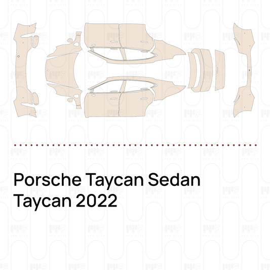 PPF prédécoupé Porsche Taycan Sedan Taycan 2022