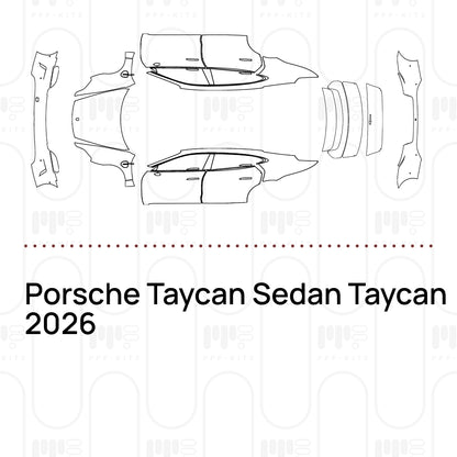 PPF prédécoupé Porsche Taycan Sedan Taycan 2026