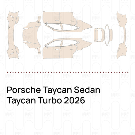 PPF prédécoupé Porsche Taycan Sedan Taycan Turbo 2026